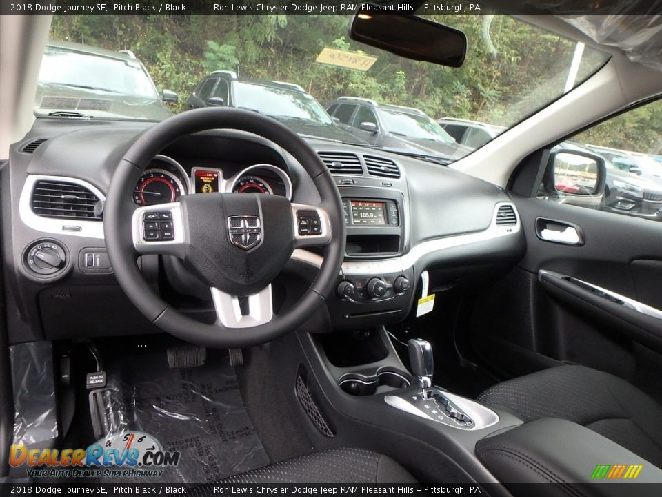 2018 Dodge Journey SE Pitch Black / Black Photo #12