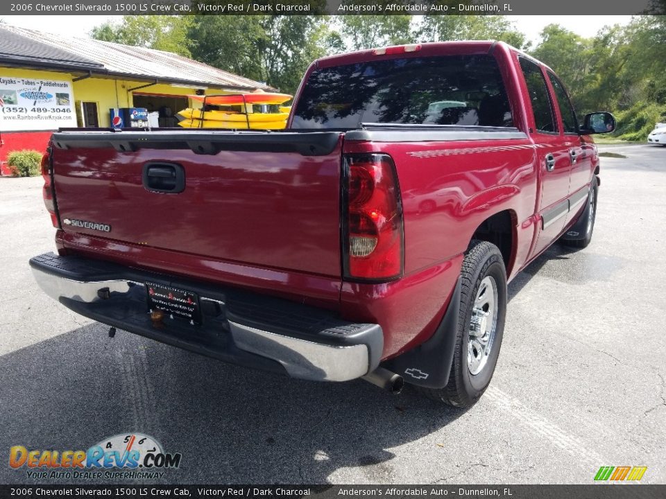 2006 Chevrolet Silverado 1500 LS Crew Cab Victory Red / Dark Charcoal Photo #3