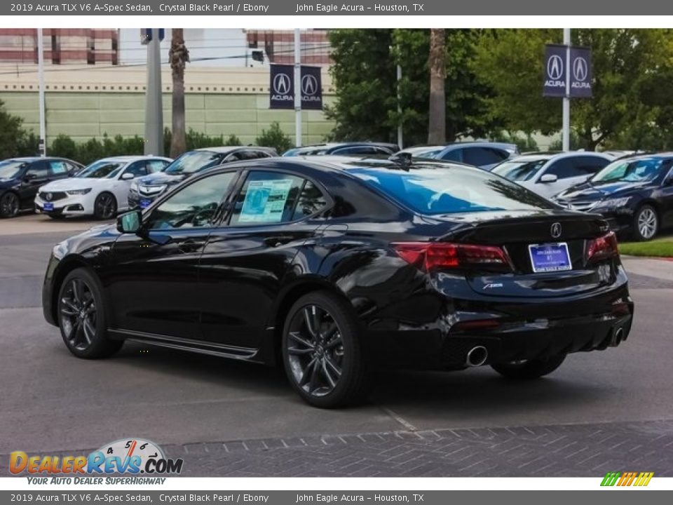2019 Acura TLX V6 A-Spec Sedan Crystal Black Pearl / Ebony Photo #5