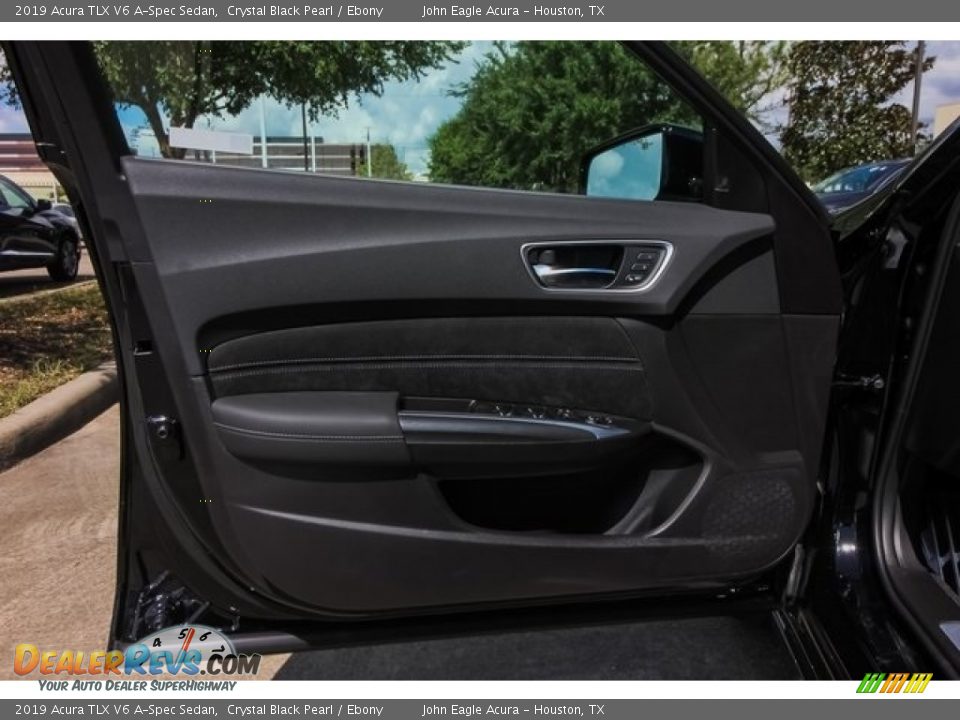 2019 Acura TLX V6 A-Spec Sedan Crystal Black Pearl / Ebony Photo #14