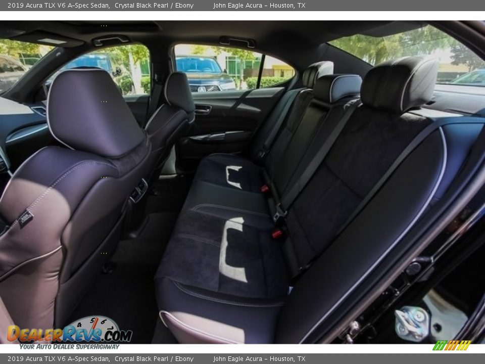 2019 Acura TLX V6 A-Spec Sedan Crystal Black Pearl / Ebony Photo #17