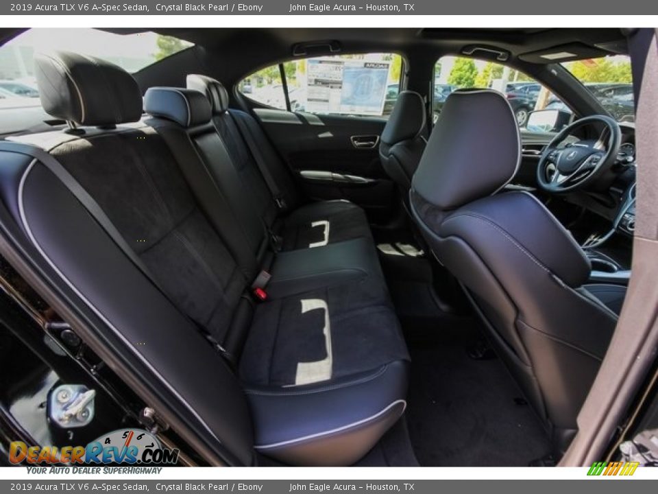 2019 Acura TLX V6 A-Spec Sedan Crystal Black Pearl / Ebony Photo #21