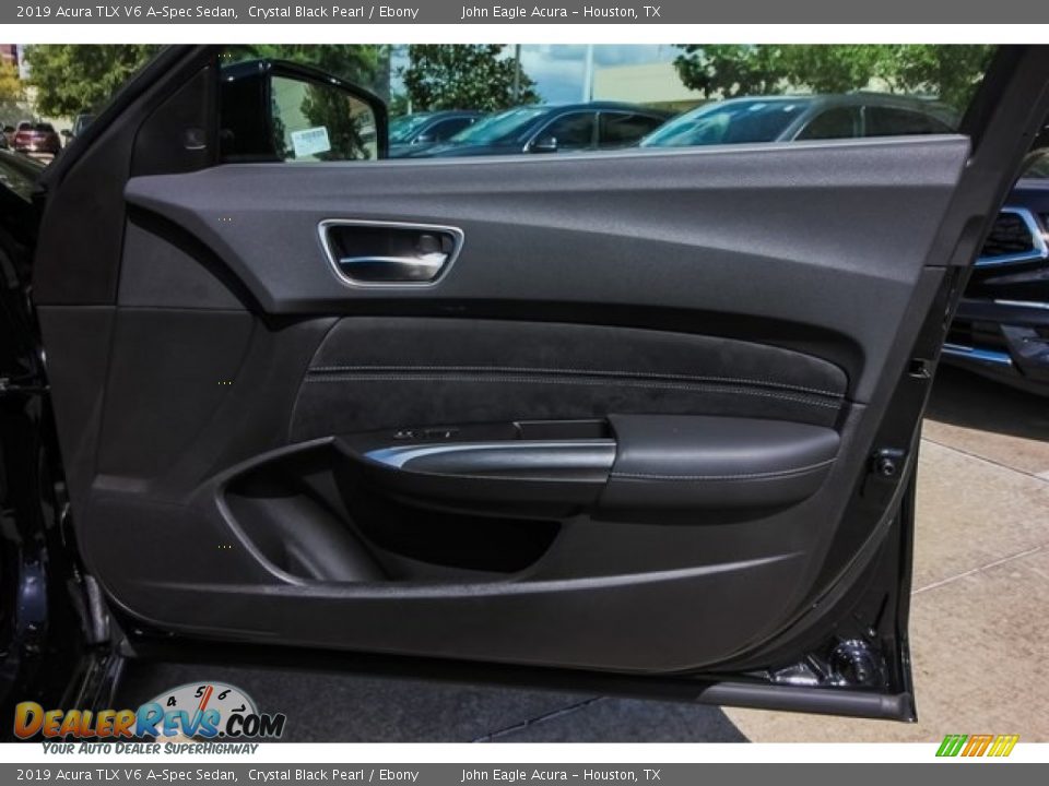 2019 Acura TLX V6 A-Spec Sedan Crystal Black Pearl / Ebony Photo #22