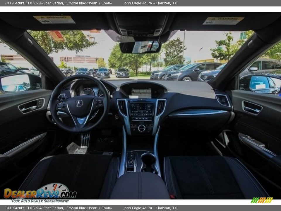 2019 Acura TLX V6 A-Spec Sedan Crystal Black Pearl / Ebony Photo #25