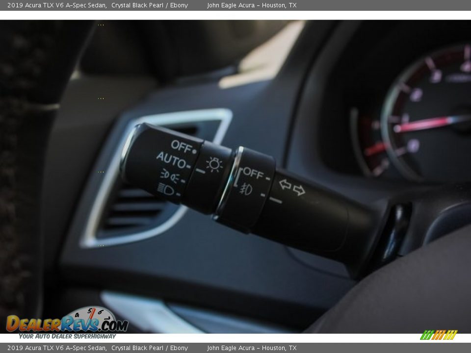 2019 Acura TLX V6 A-Spec Sedan Crystal Black Pearl / Ebony Photo #34