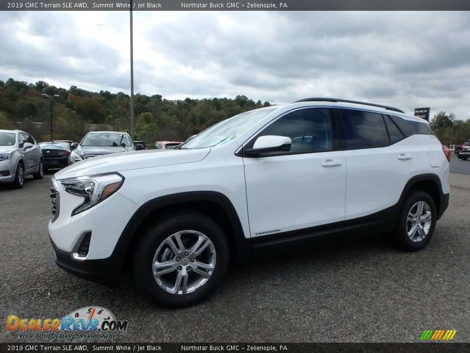 2019 GMC Terrain SLE AWD Summit White / Jet Black Photo #1