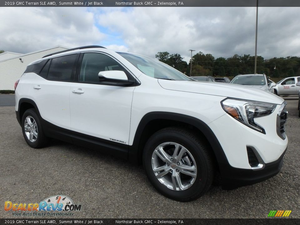 2019 GMC Terrain SLE AWD Summit White / Jet Black Photo #3