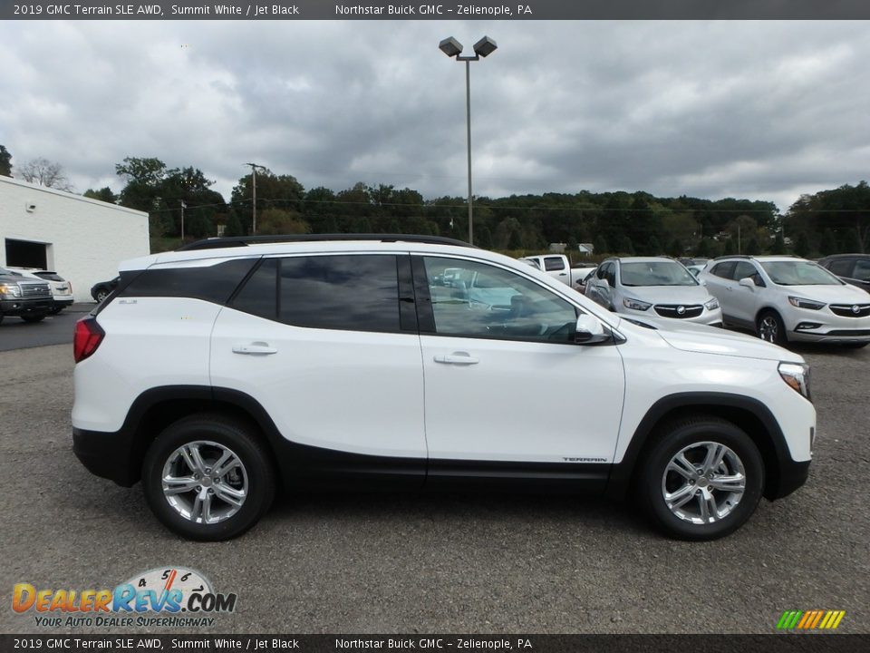 2019 GMC Terrain SLE AWD Summit White / Jet Black Photo #4