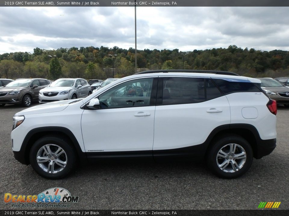 2019 GMC Terrain SLE AWD Summit White / Jet Black Photo #9
