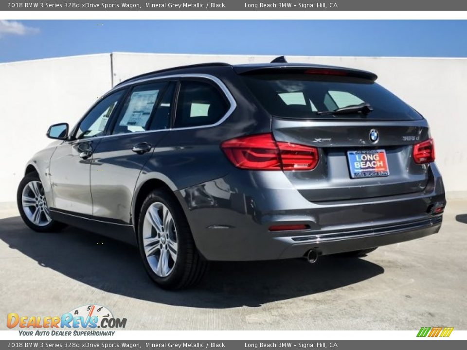 2018 BMW 3 Series 328d xDrive Sports Wagon Mineral Grey Metallic / Black Photo #2