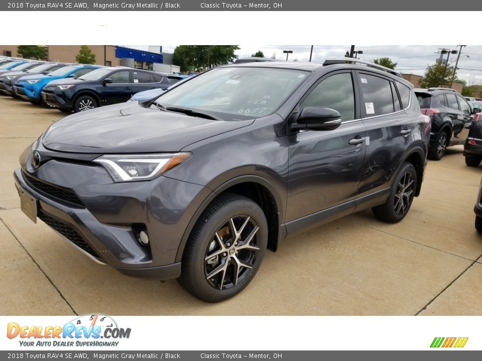 2018 Toyota RAV4 SE AWD Magnetic Gray Metallic / Black Photo #1