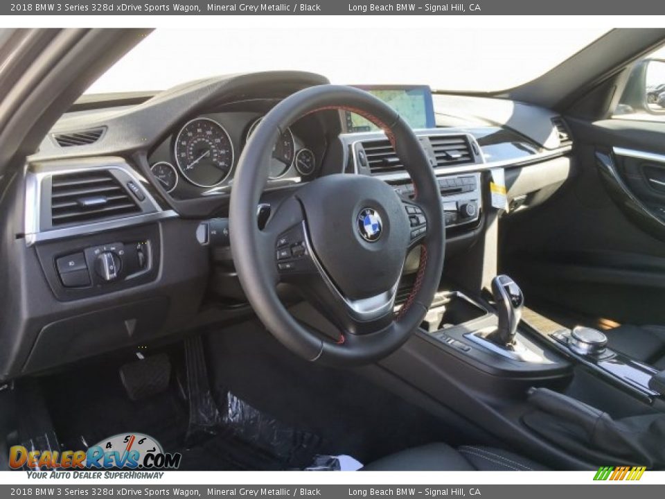 2018 BMW 3 Series 328d xDrive Sports Wagon Mineral Grey Metallic / Black Photo #4