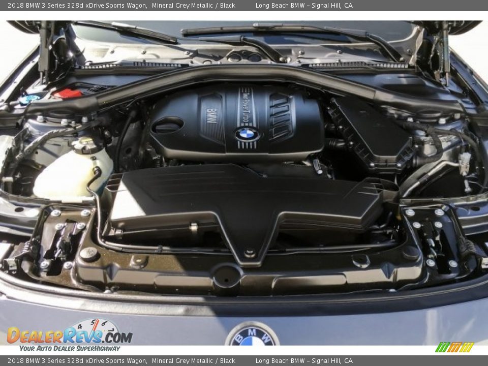 2018 BMW 3 Series 328d xDrive Sports Wagon Mineral Grey Metallic / Black Photo #8