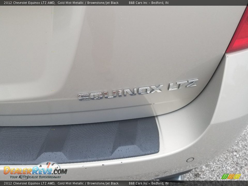 2012 Chevrolet Equinox LTZ AWD Gold Mist Metallic / Brownstone/Jet Black Photo #5