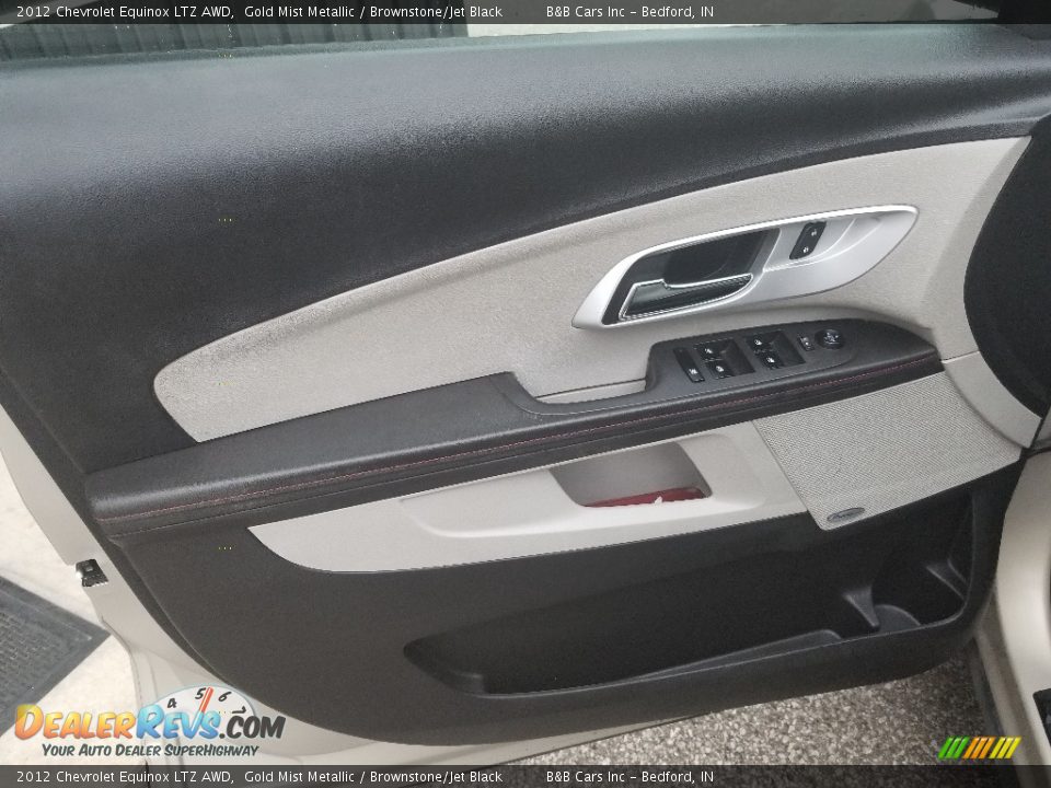 2012 Chevrolet Equinox LTZ AWD Gold Mist Metallic / Brownstone/Jet Black Photo #9