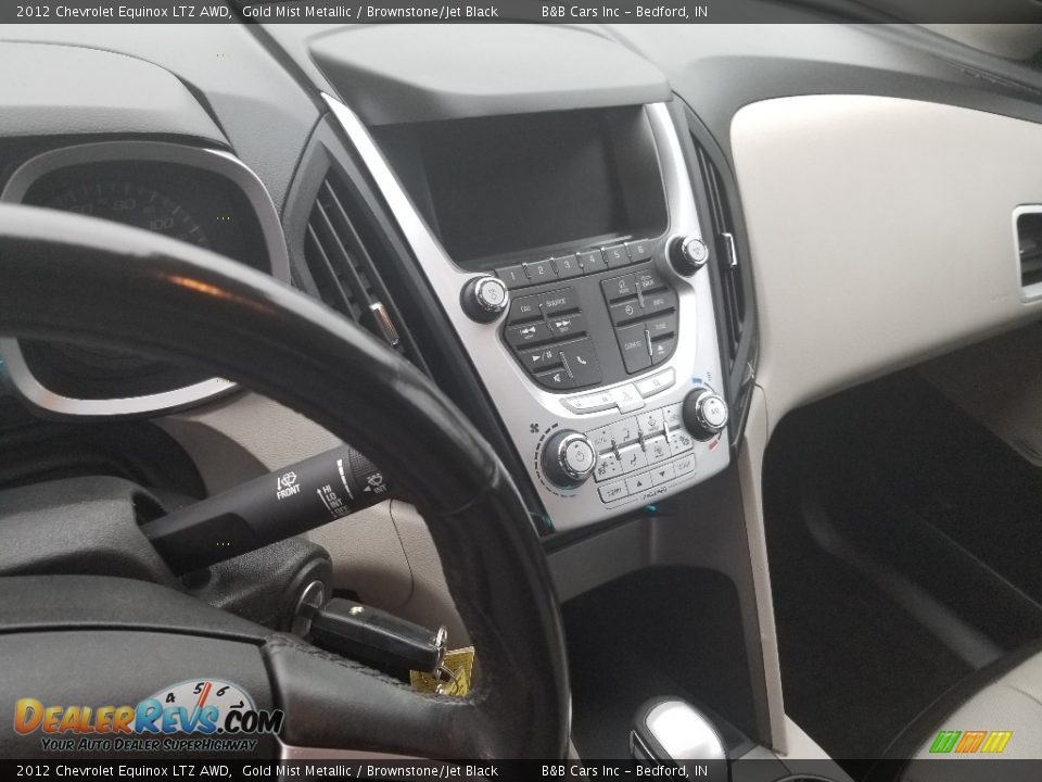 2012 Chevrolet Equinox LTZ AWD Gold Mist Metallic / Brownstone/Jet Black Photo #11