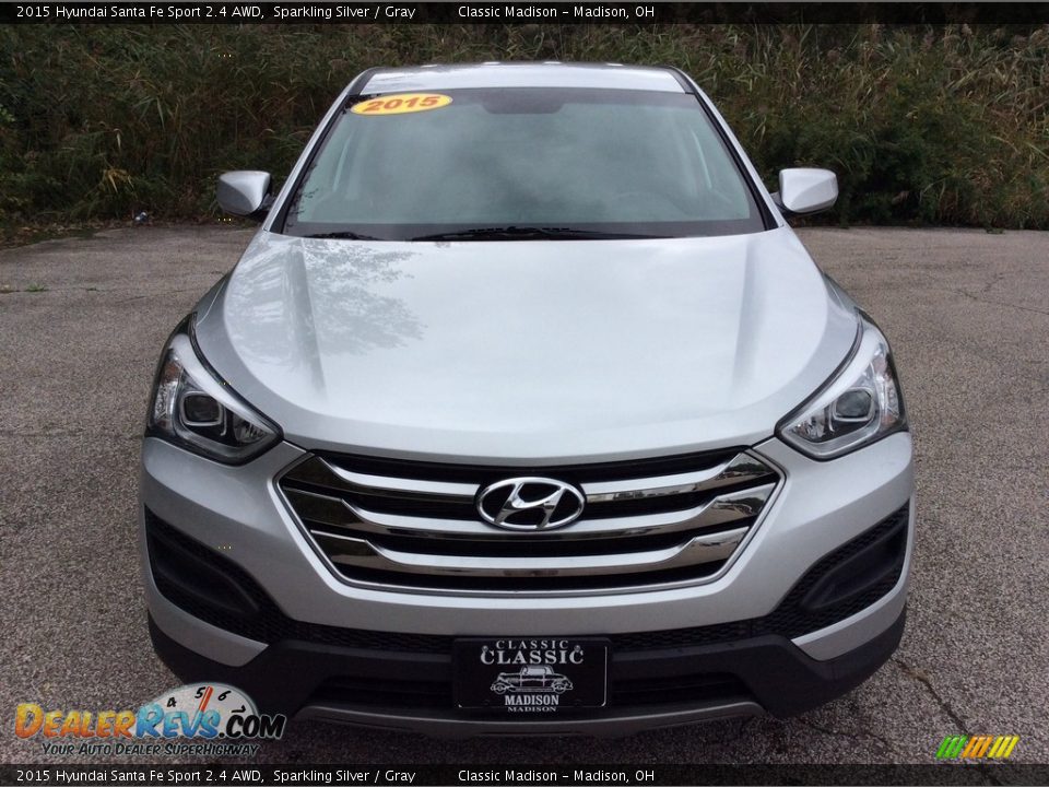 2015 Hyundai Santa Fe Sport 2.4 AWD Sparkling Silver / Gray Photo #2