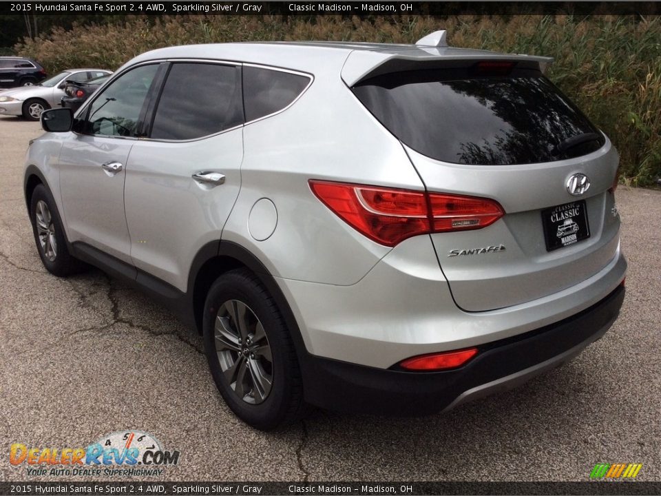 2015 Hyundai Santa Fe Sport 2.4 AWD Sparkling Silver / Gray Photo #4
