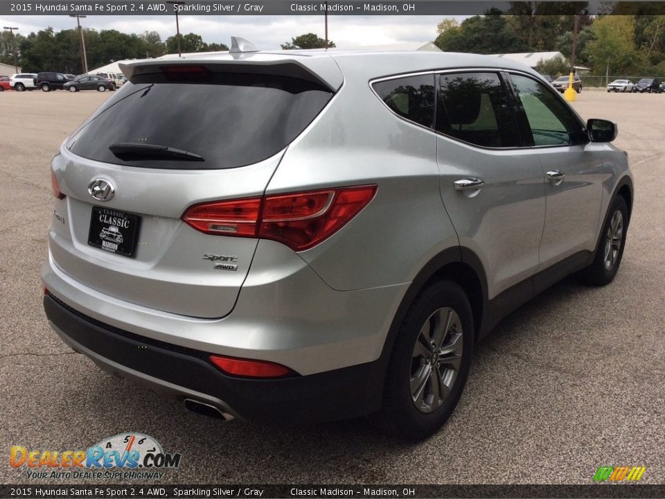 2015 Hyundai Santa Fe Sport 2.4 AWD Sparkling Silver / Gray Photo #6