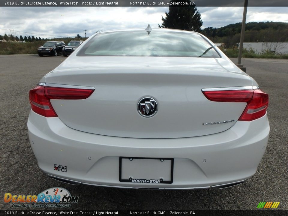2019 Buick LaCrosse Essence White Frost Tricoat / Light Neutral Photo #6