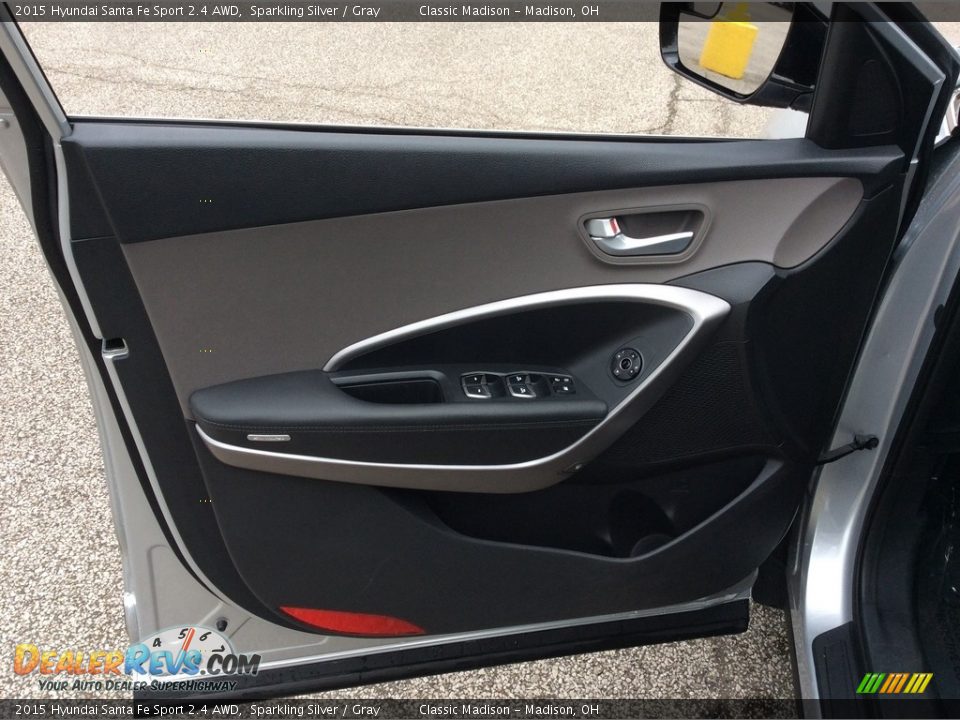 2015 Hyundai Santa Fe Sport 2.4 AWD Sparkling Silver / Gray Photo #13