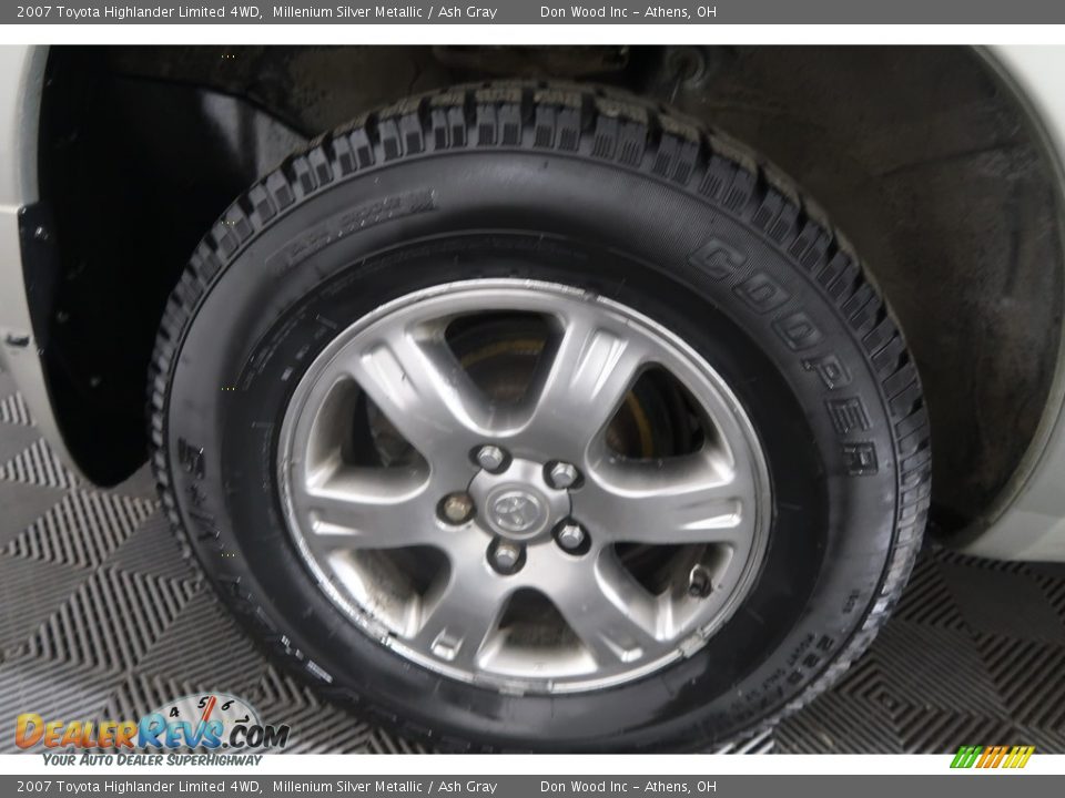 2007 Toyota Highlander Limited 4WD Millenium Silver Metallic / Ash Gray Photo #30