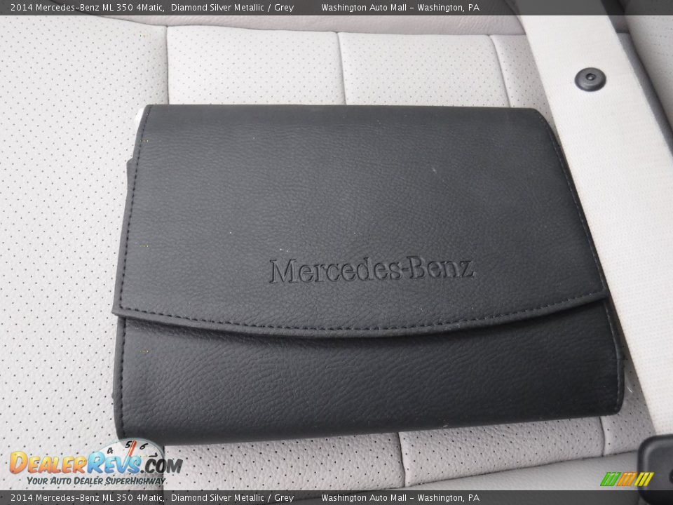 2014 Mercedes-Benz ML 350 4Matic Diamond Silver Metallic / Grey Photo #32