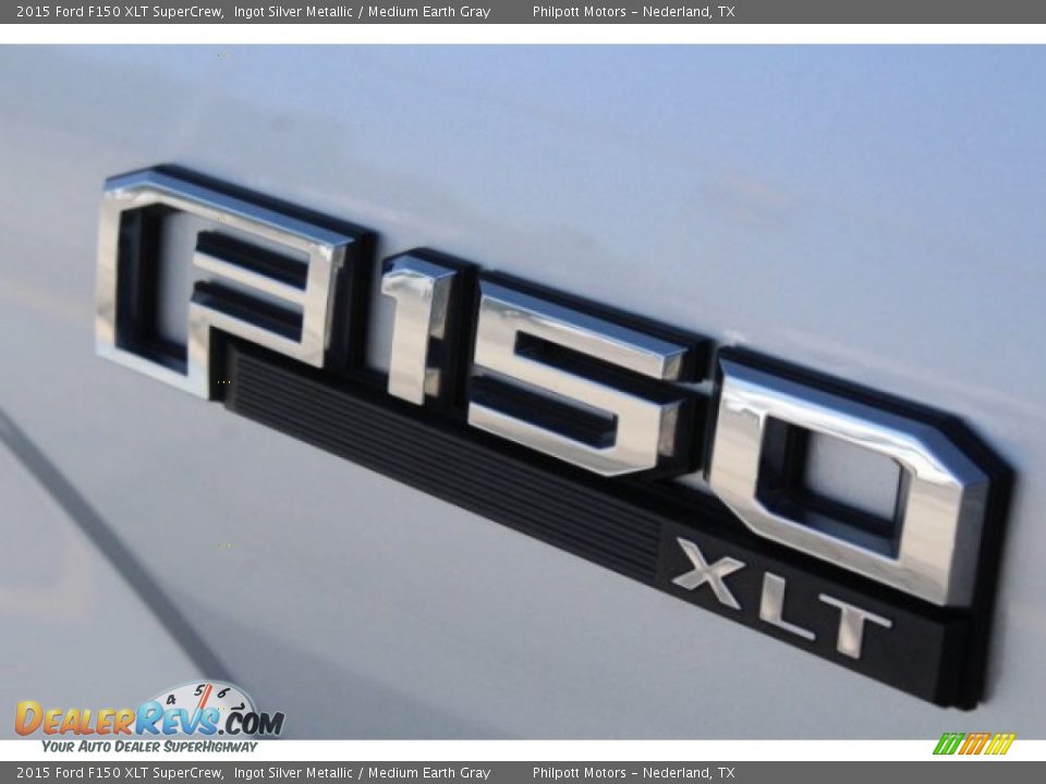 2015 Ford F150 XLT SuperCrew Ingot Silver Metallic / Medium Earth Gray Photo #7