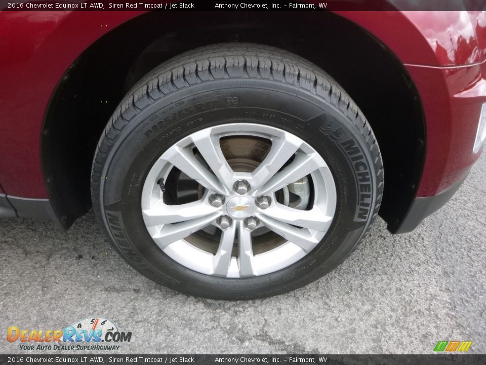 2016 Chevrolet Equinox LT AWD Siren Red Tintcoat / Jet Black Photo #2
