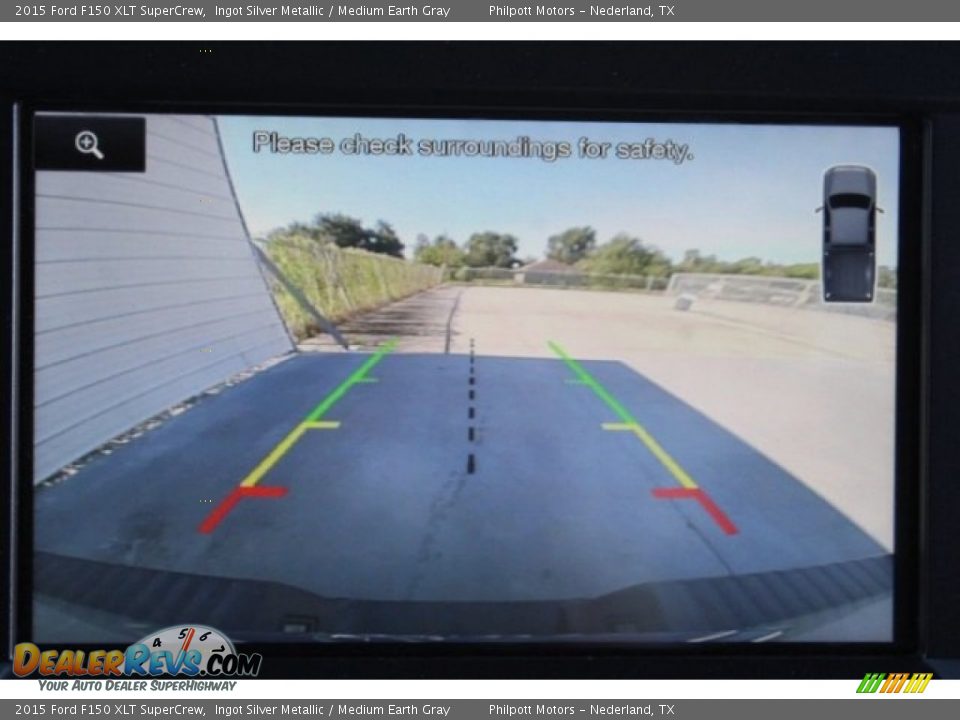 2015 Ford F150 XLT SuperCrew Ingot Silver Metallic / Medium Earth Gray Photo #18