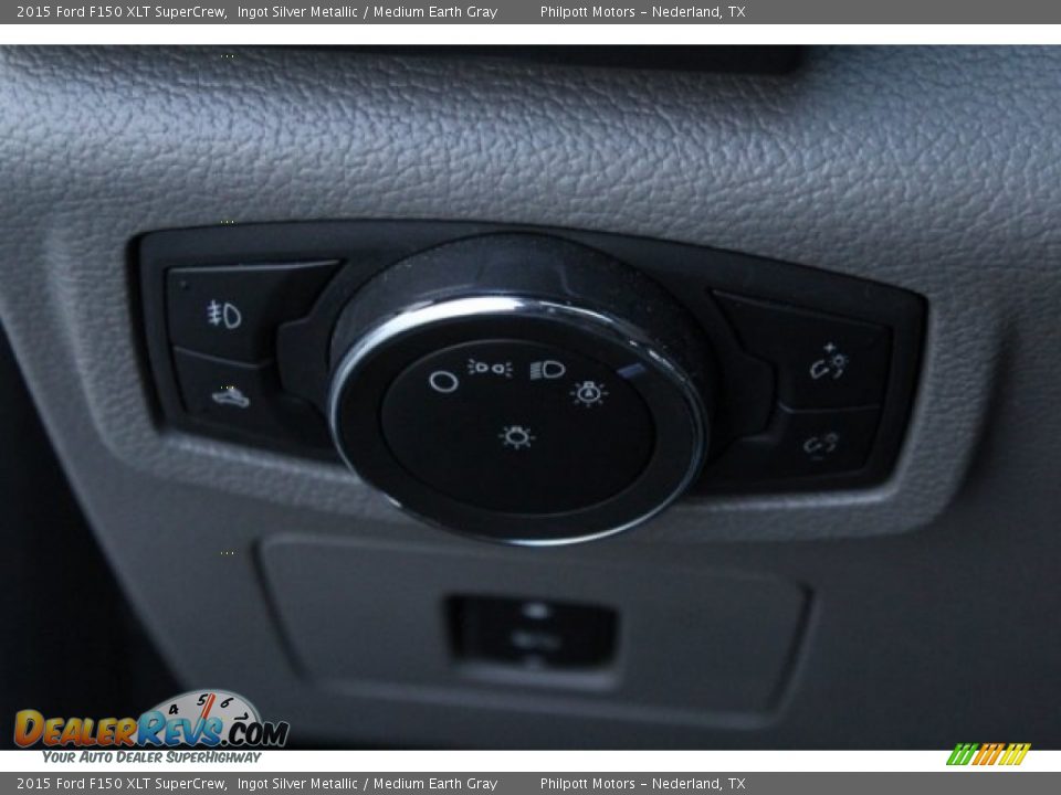 2015 Ford F150 XLT SuperCrew Ingot Silver Metallic / Medium Earth Gray Photo #25