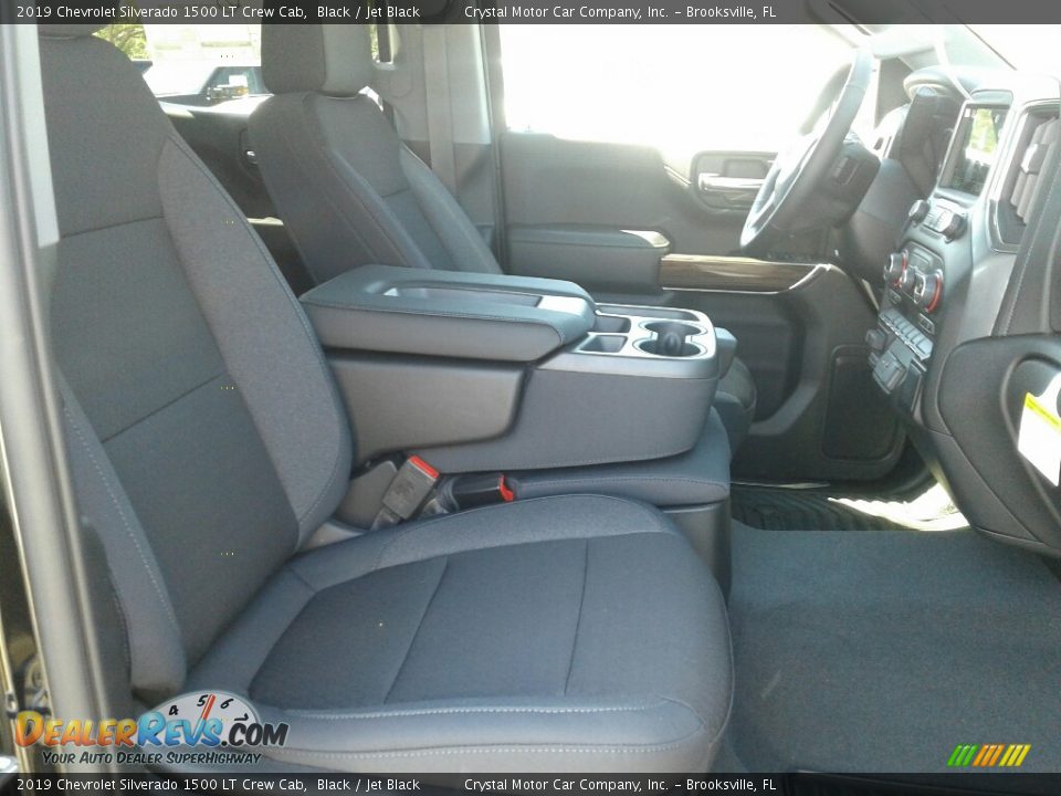 2019 Chevrolet Silverado 1500 LT Crew Cab Black / Jet Black Photo #13