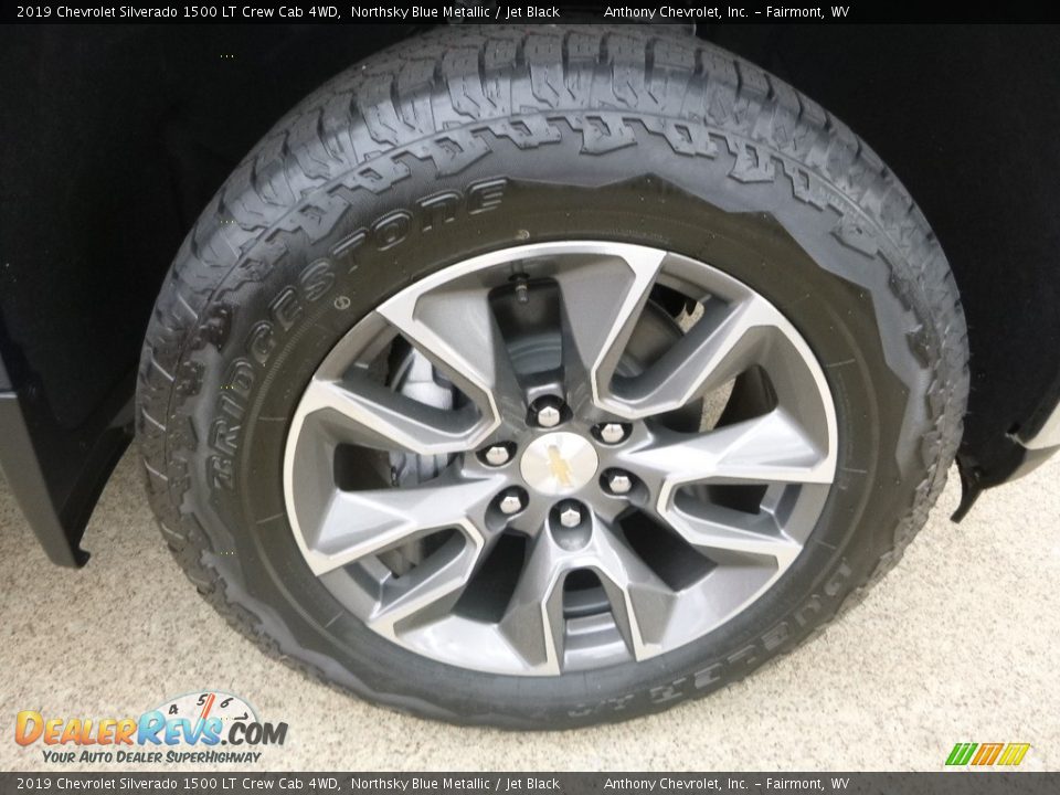 2019 Chevrolet Silverado 1500 LT Crew Cab 4WD Northsky Blue Metallic / Jet Black Photo #2