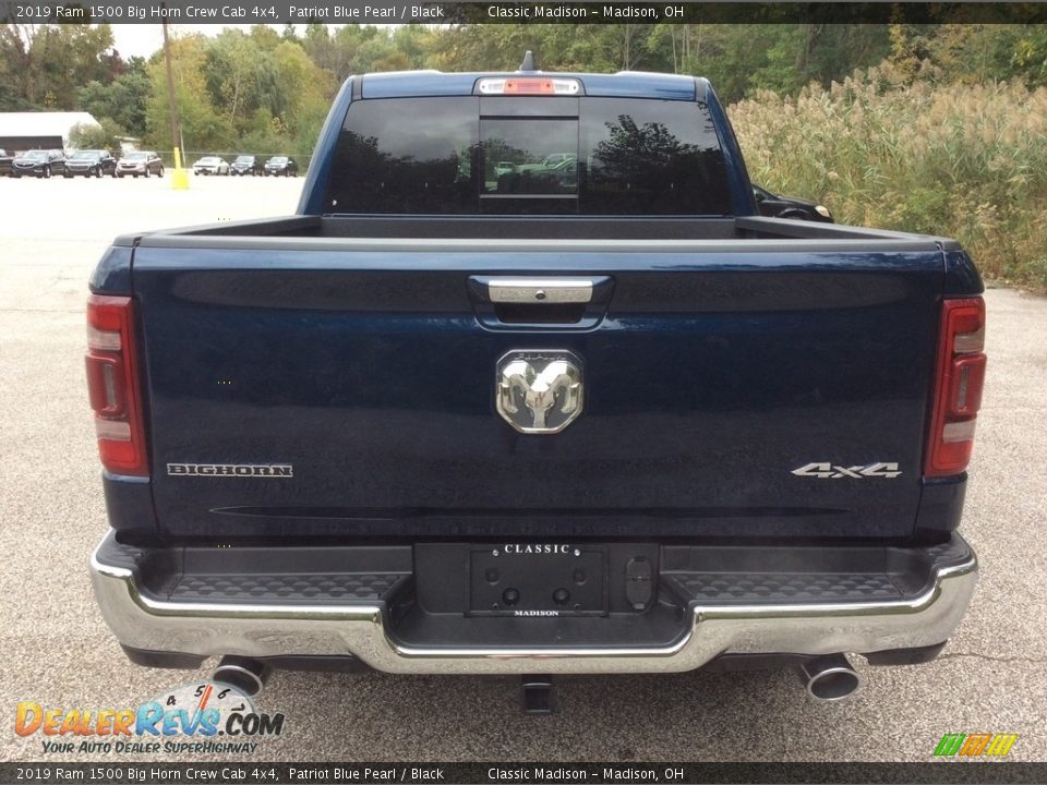 2019 Ram 1500 Big Horn Crew Cab 4x4 Patriot Blue Pearl / Black Photo #5