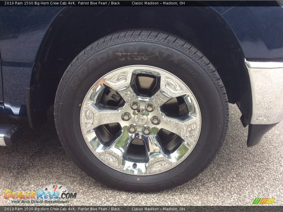 2019 Ram 1500 Big Horn Crew Cab 4x4 Patriot Blue Pearl / Black Photo #8