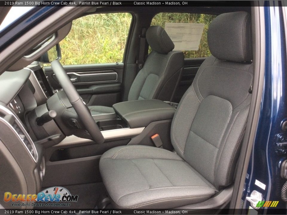 2019 Ram 1500 Big Horn Crew Cab 4x4 Patriot Blue Pearl / Black Photo #11