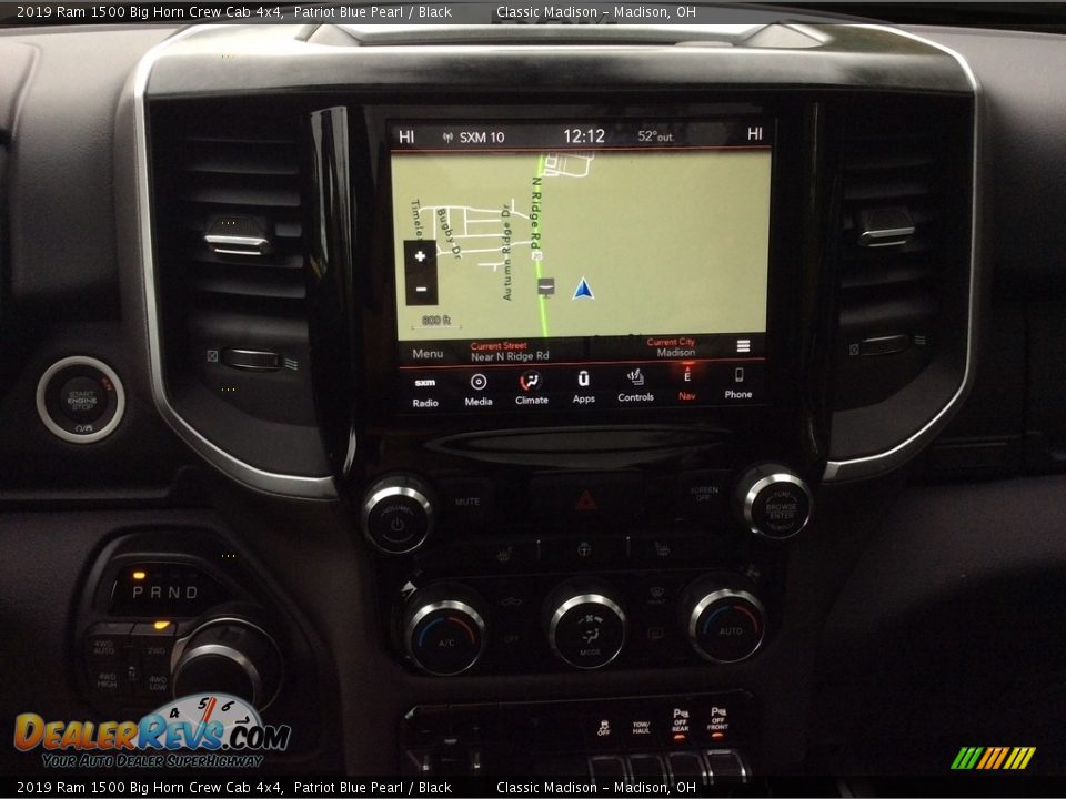 2019 Ram 1500 Big Horn Crew Cab 4x4 Patriot Blue Pearl / Black Photo #15