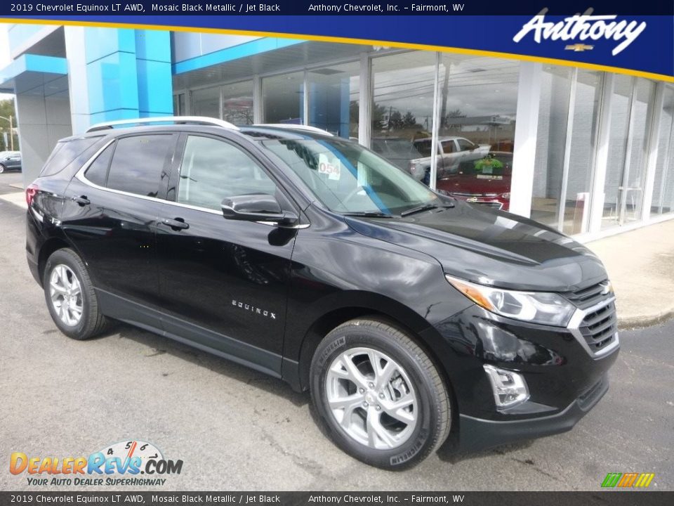 2019 Chevrolet Equinox LT AWD Mosaic Black Metallic / Jet Black Photo #1