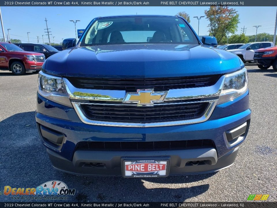 2019 Chevrolet Colorado WT Crew Cab 4x4 Kinetic Blue Metallic / Jet Black/Dark Ash Photo #2