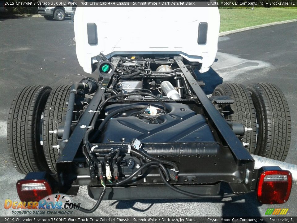 2019 Chevrolet Silverado 3500HD Work Truck Crew Cab 4x4 Chassis Summit White / Dark Ash/Jet Black Photo #19