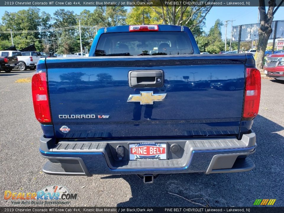 2019 Chevrolet Colorado WT Crew Cab 4x4 Kinetic Blue Metallic / Jet Black/Dark Ash Photo #5