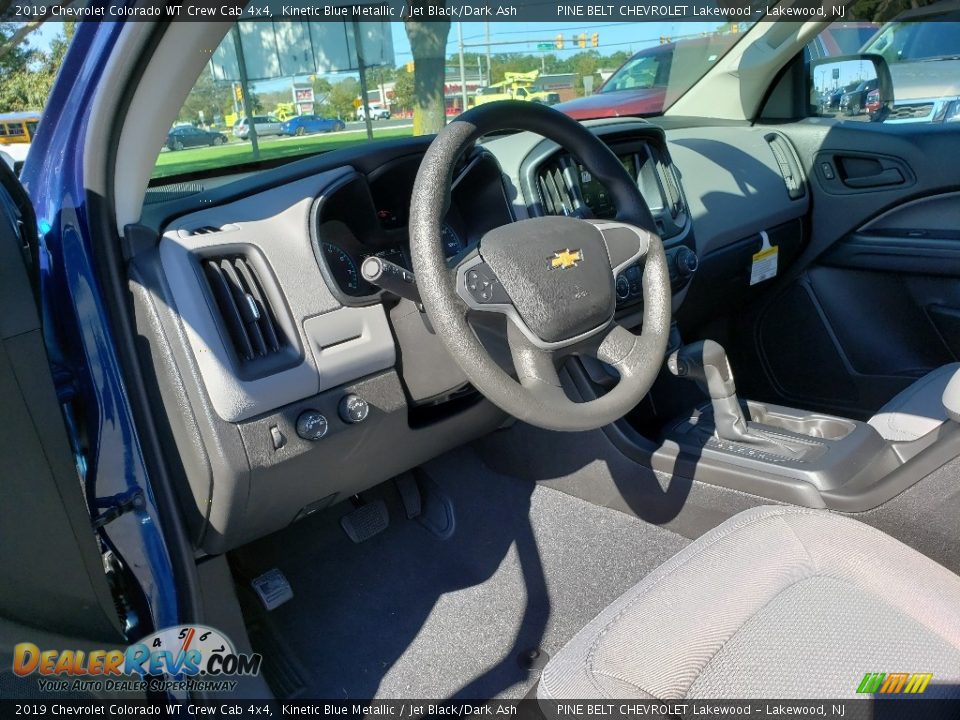 2019 Chevrolet Colorado WT Crew Cab 4x4 Kinetic Blue Metallic / Jet Black/Dark Ash Photo #7