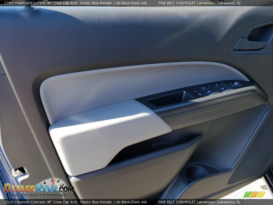 2019 Chevrolet Colorado WT Crew Cab 4x4 Kinetic Blue Metallic / Jet Black/Dark Ash Photo #8