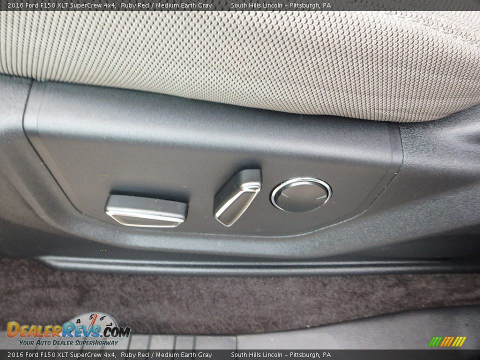 2016 Ford F150 XLT SuperCrew 4x4 Ruby Red / Medium Earth Gray Photo #20
