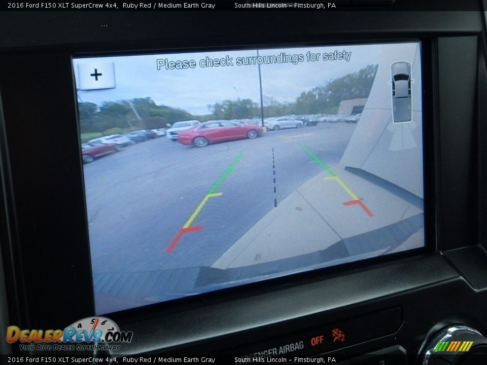 2016 Ford F150 XLT SuperCrew 4x4 Ruby Red / Medium Earth Gray Photo #25