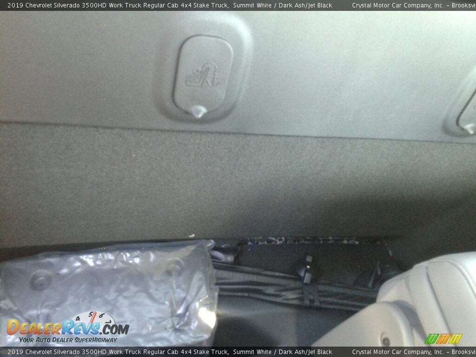 2019 Chevrolet Silverado 3500HD Work Truck Regular Cab 4x4 Stake Truck Summit White / Dark Ash/Jet Black Photo #11