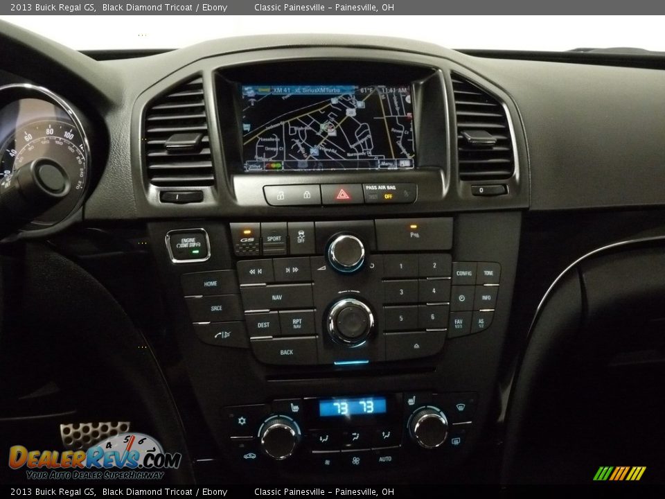 2013 Buick Regal GS Black Diamond Tricoat / Ebony Photo #14
