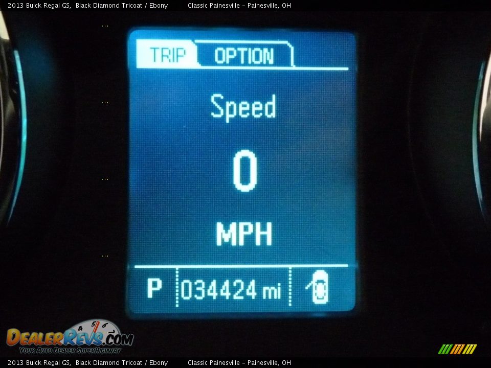 2013 Buick Regal GS Black Diamond Tricoat / Ebony Photo #17
