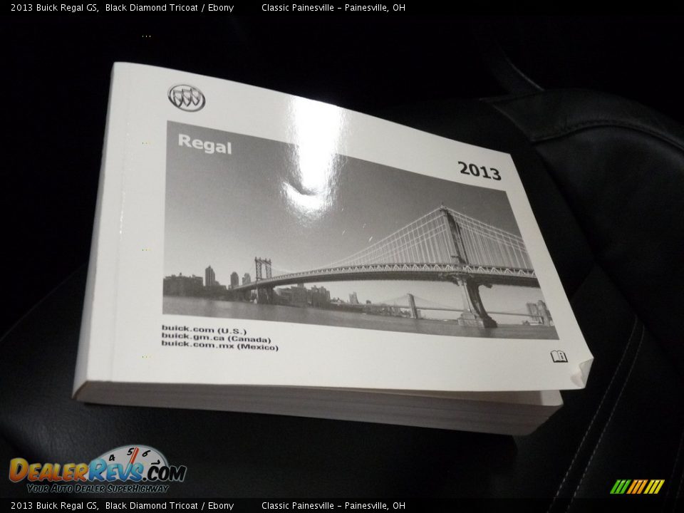2013 Buick Regal GS Black Diamond Tricoat / Ebony Photo #19