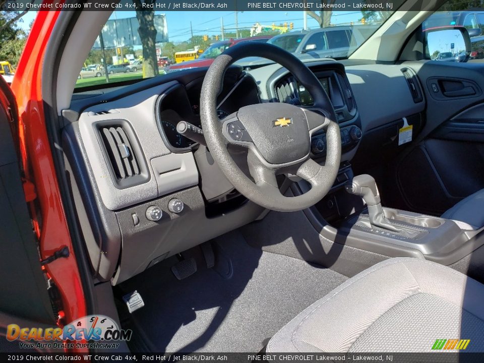 2019 Chevrolet Colorado WT Crew Cab 4x4 Red Hot / Jet Black/Dark Ash Photo #7